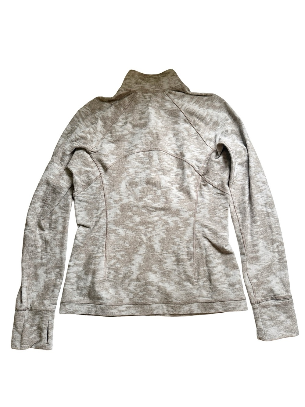 Lululemon Its Rulu Run Half-Zip Data Rush Mini Jacquard White Opal Rover 8 - Picture 12 of 12